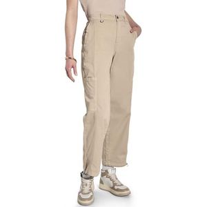 STREET ONE Pantalon cargo à jambes droites, Beige barley, 38W / 30L