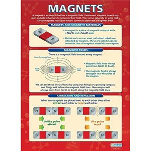 Daydream Education Magneten | Wetenschappelijke poster | Hoogglans gelamineerd papier met de afmetingen 850 mm x 594 mm (A1) | Wetenschappelijke tabel voor de klaslokaal | Educatief bord