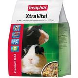 BEAPHAR – XTRAVITAL – smakelijke en evenwichtige voeding voor cavia's – bevat zaden, plantaardige voedingsstoffen en dierlijke eiwitten – rijk aan vitaminen en vezels – 2,5 kg