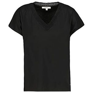 Garcia Dames T-shirt korte mouw zwart XS, zwart.
