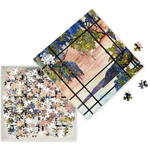 Volwassen Jigsaw Puzzel Tiffany Studios: View of Oyster Bay: 500 stukJigsaw Puzzel