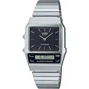 Casio Vintage retro horloge, één maat, zwart, casual, zwart., informeel