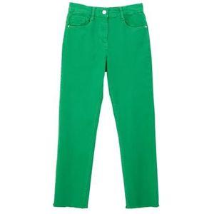 s.Oliver Kleurrijke denim, rechte snit kleurrijke denim, rechte snit meisje, Groen