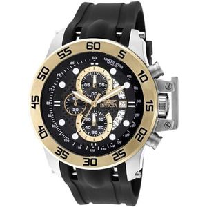 Invicta I-Force - Herenhorloge kwarts van roestvrij staal - 51 mm, zilver/goud, Armband