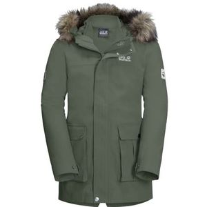 Jack Wolfskin B Elk Island 3-in-1 parka voor jongens, Tijm Groen