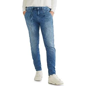 Street One A376047 dames joggingbroek denim, Willekeurig lichtblauw