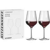 RITZENHOFF SterSCHLIFF rode wijnglas kristal 570 ml vaatwasmachinebestendig in geschenkdoos