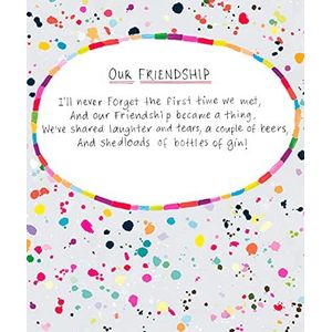 Vriendschapskaart vriendschapskaart verjaardagskaart voor vriend blanco kaart voor vriend open kaart emotionele noodgevallen papiersalade SEN007