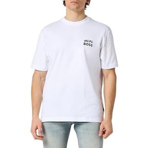 BOSS Te_ Records T-Shirt Homme, Natural101, L