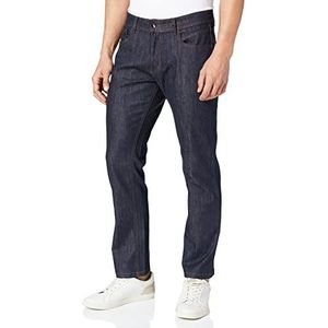 camel active Heren Jeans Jeans Straight Fit Houston, Donkerblauw (nachtblauw)