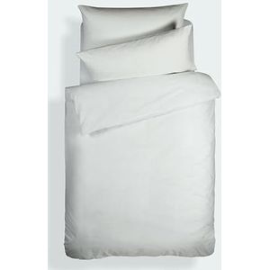 Bianca Plain Dyed White beddengoed 100% percal katoen voor bed van 135 cm