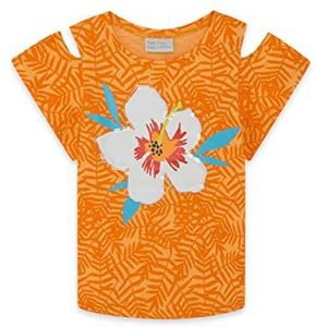 Tuc Tuc Summer Festival gebreide jas voor meisjes, Oranje