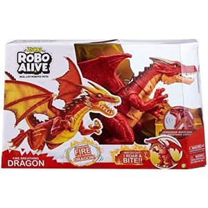 Zuru Robot Alive France Boys Robotic S1 Dragon model rood