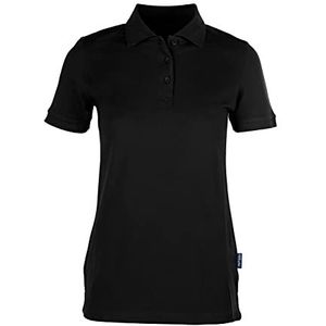 HRM Heavy Stretch W Poloshirt voor dames, Zwart 01