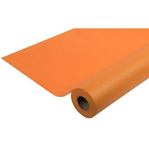 Pro Nappe - Ref R780647I - karton met 5 wegwerptafelkleden van Spunbond-fleece - rol 6 m lang x 1,20 m breed - kleur mandarijn - materiaal scheurvast, waterafstotend en afwasbaar