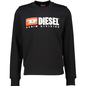 Diesel Sweatshirt S-ginn-div uniseks trainingspak, Zwart, zwart, zwart