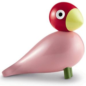 Kay Bojesen Ruth - Figuur zangvogels - 15,5 cm - Kerstdecoratie - Roze