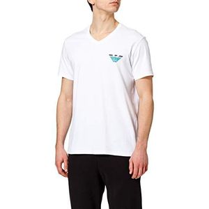 Emporio Armani T-shirt met pop-logo voor heren, Wit