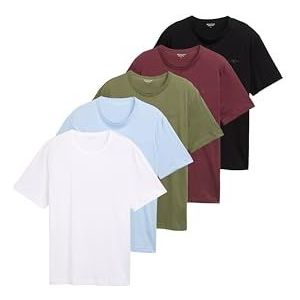 TOM TAILOR 1047052 T-shirt voor heren, 21068 - licht poederblauw, S