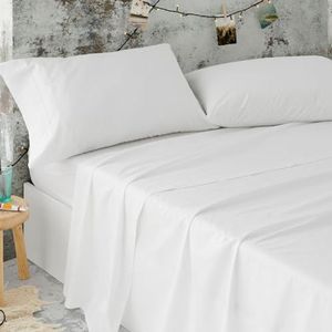 Burrito Blanco Hotellakens | beddengoed 80 cm | eenpersoonsbed | katoen / polyester beddengoed | gemakkelijk te strijken | wit beddengoed | verkrijgbaar in meer maten