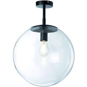 Lussiol 250602 plafondlamp, 40 W, glas/metaal