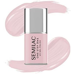 Semilac One Step 3-in-1 UV-nagellak, S610, Barely Pink, 7 ml