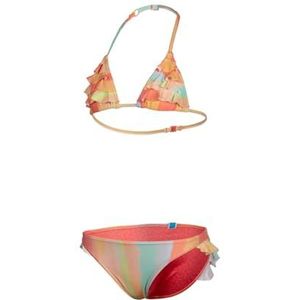 Arena Driehoekige bikini met waterprint, veelkleurige strepen, 62, Veelkleurige strepen