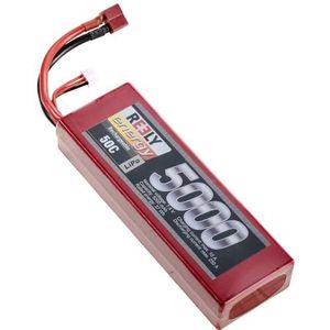 Reely LiPo accupack 7.4 V 5000 mAh Aantal cellen: 2 50 C Hardcase T-stekkersysteem