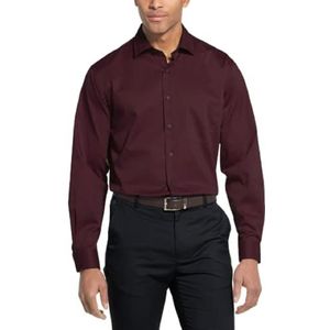 Van Heusen Chemise de smoking pour homme Flex Regular Fit Solid, Hearth, M