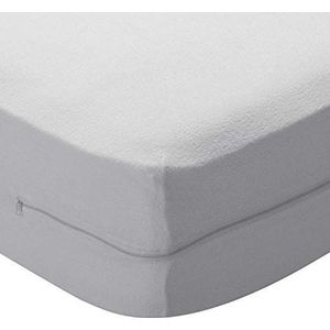 Pikolin Home - Aloë Vera ademende extra zachte badstof matrashoes met U-ritssluiting voor matrassen tot 28 cm hoogte