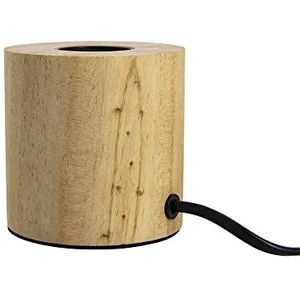 Xanlite XDLAPCYCLOW Staande lamp van hout, cilindrische vorm, eenvoudig, eenvoudig en modern, bruin