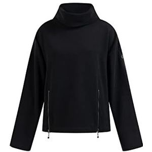 DreiMaster 37824036 Dames Oversize Sweatshirt, Zwart, S, zwart.