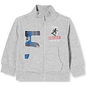 Chicco Sweatshirt met lange mouwen met ritssluiting trainingspak voor jongens, Grijs (689)