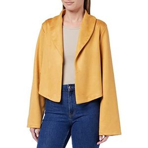 KENDALL & KYLIE K&K W Suede Uneven Jacket KKW3716103, Bloody Red, XL, dames, Honeycomb, M, Honeycomb