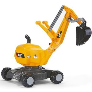 Rolly Toys - 421015- miniatuurvoertuig - auto - graafmachine op wielen, geel/zwart