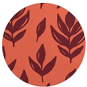 Questo Casa, Ronde muismat met antislip onderkant voor kantoor en thuis, diameter 22 cm
