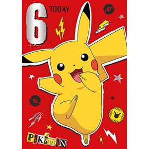pokemon verjaardagskaart, 6e today