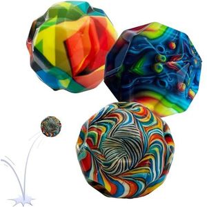 Schildkröt® High Bounce Balls 3 stuks rubberen springballen voor kinderen en volwassenen