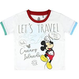 Cerdá Camiseta Corta Single Jersey Mickey Baby en Peuter Formal Button Down T-Shirt Baby Jongens