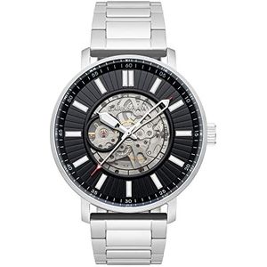 Earnshaw ES-8215-11 automatisch horloge, zilverkleurig, zilver., Chic