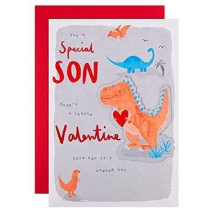 Hallmark Valentijnskaart voor zoon - schattige dinosaurus
