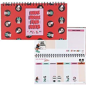 CERDÁ LIFE'S LITTLE MOMENTS, Klein notitieboek, spiraalbinding, Minnie Mouse, officieel gelicentieerd product, Disney meisjes, uniek