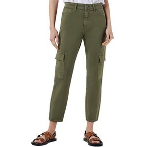 Noisy May Moni High Waist Cargo Broek 26, Groen