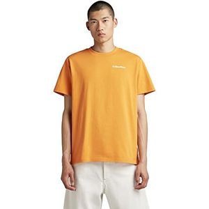 G-STAR RAW T-shirt ample pour homme, Jaune (Dull Yellow D22825-c336-1213), S