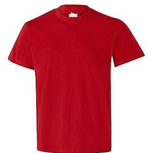 VELILLA 5010 shirt met korte mouwen zwart L, Rood