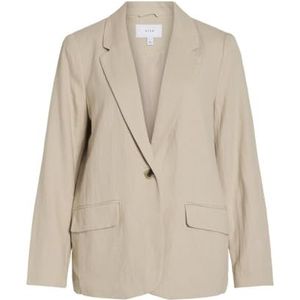 Vila Vijolanda L/S Noos Blazer pour femme, Beige, 40