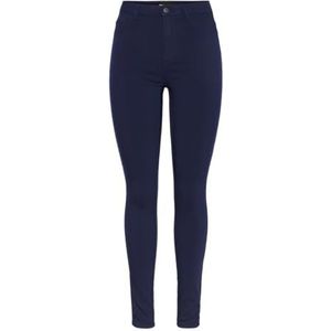 PIECES Pchighskin Wear Jeggings/Noos Bc Jeggings voor dames, Navy Blauw