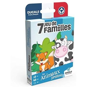 7 Familles Mes Animaux favoriete dieren, kaartspel voor kinderen, Ducal, het Franse spel (Nederlandse versie niet gegarandeerd)