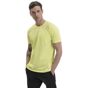 Gianni Lupo GL1079F T-shirt, neongroen, XS, heren, neongroen, S-3XL, Neon Groen