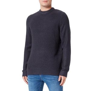 Only & Sons Pull tricoté pour homme, bleu marine, S
